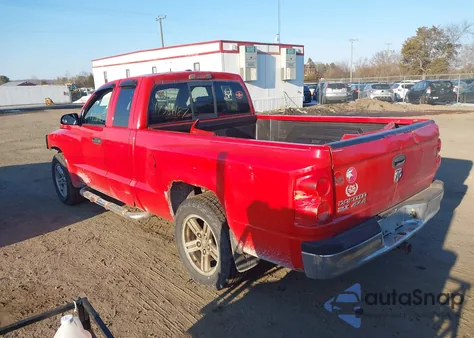 2007 Dodge Dakota Slt из США, поврежденный, VIN 1D7HW42K07S219472